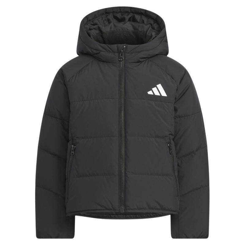 儿童600蓬保暖宽松舒适鸭绒连帽羽绒服秋冬新款adidas阿迪达斯