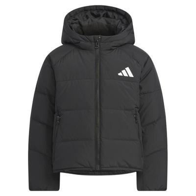 阿迪达斯女小童连帽羽绒服