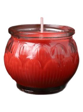 七珍 蜡烛莲花酥油灯供灯长明灯座财神观音菩萨佛前供具供奉用品