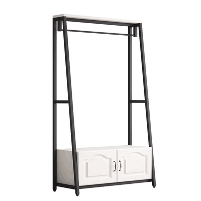 多功能衣帽架卧室置物架简约现代