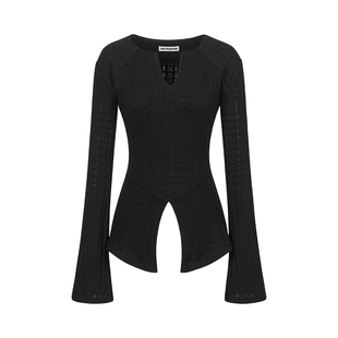 无以幻象 x 陈太太CHENTAITAI 粗坑条打底衫