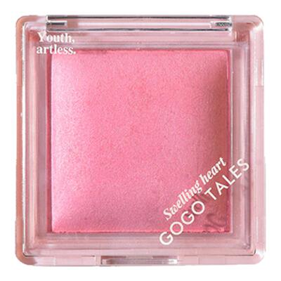 GOGO TALES戈戈舞恰好微醺烘焙腮红盘单色晒红膨胀收缩色胭脂自然