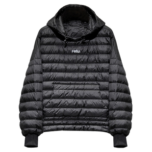 秋冬新款连帽套头轻便保暖宽松羽绒服短款时尚白鸭绒外套女装