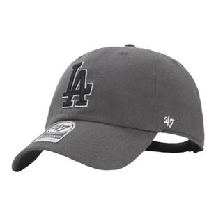 47brand clean up大标LA软顶咖啡棒球美式复古显脸小休闲情侣款