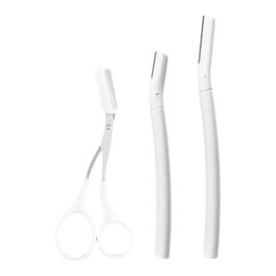 日本贝印安全型修眉刀防刮伤专用刮眉毛神器剪刀片女士男士