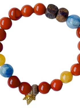 鹿与花园EIK南红沉香手串礼物女