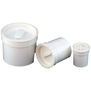 PVC50 75 110排水下缩清扫口 带检查口内插直接 螺旋盖内丝清扫口