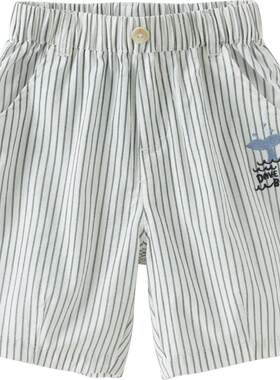 戴维贝拉男童休闲五分裤