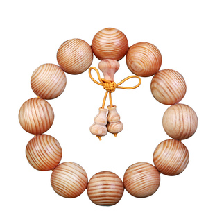 帝王血龙木顺纹满油高透琥珀木男手串长白山北沉香东北松明子佛珠