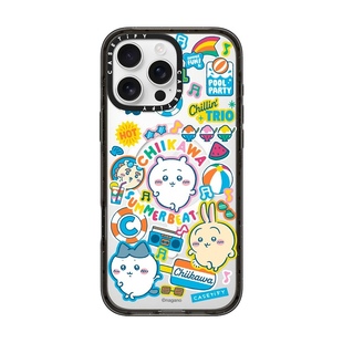 Chiikawa x CASETiFY联名 吉伊卡哇/哈奇喵/乌萨奇泳池派对 适用于iPhone16ProMax/16Pro/15ProMax透明手机壳