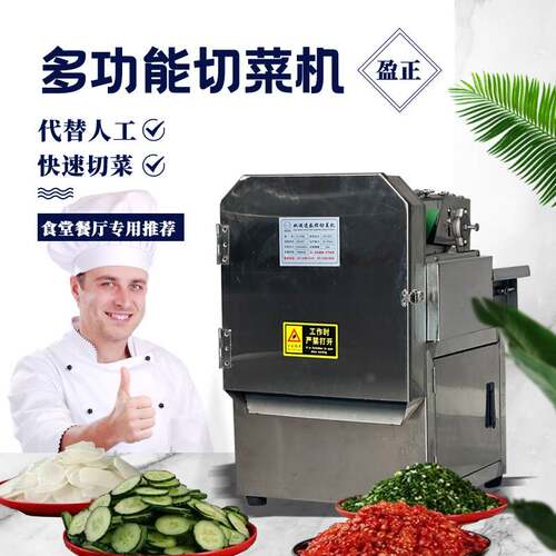 多公能商用切菜机食堂酒店厨房蔬菜土豆切丝切条切丁机切片机神器