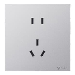公牛开关插座官方旗舰店正品蝶翼超薄插座公牛插座公牛g57冰川银