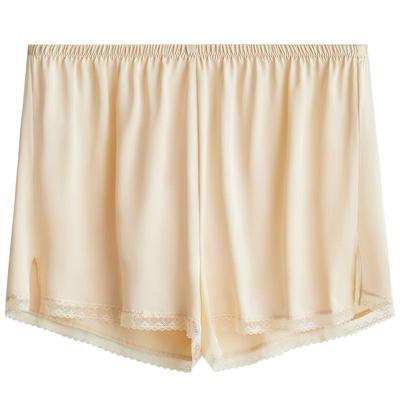 红豆女纯棉内裤抗菌裆色纺蕾丝中高腰夏薄款收腹莫代尔三角裤1条