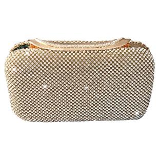 高级感手包女2026新款小包手拿喜婆婆婚宴包包搭配旗袍晚宴包金色