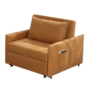 一米宽的阳台折叠单人沙发床两用网红家用2025新款猫爪皮书房沙发