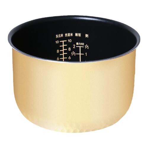 适用于美的电饭煲内胆5L/升MB-YJ50EC/YJ50EH/YJ508H/YJ508G黄晶