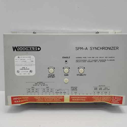 WOODWARD 9907028 SPMA SYNCHRONIZER MODULE REV D