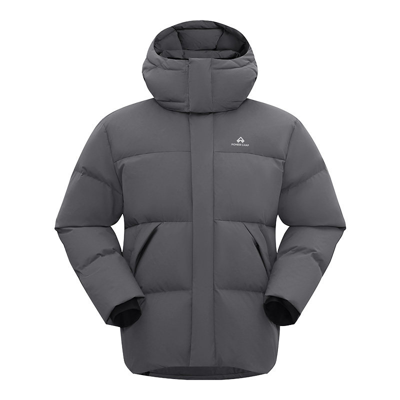 【冰川】拓路者加厚面包服羽绒服男款25年冬季新款可拆卸连帽外套