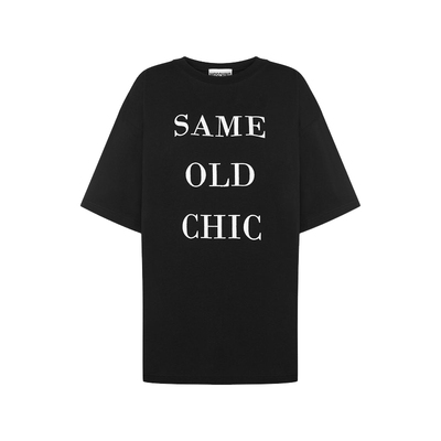 【礼物低至5折】Moschino/莫斯奇诺  女士“Same Old Chic”T恤