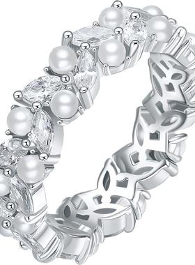 周六福星糖银戒指女S925银指环手饰时尚送女生本命年礼物