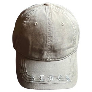 暗黑街头风时尚梵文棒球帽男款潮流遮阳百搭男女生韩版刺绣潮牌帽