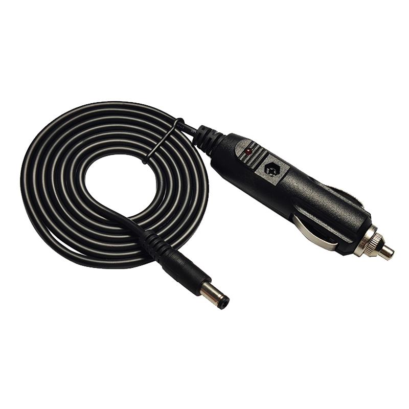 汽车载音响12v24v低音炮充气泵点烟器插头电源线纯铜大功率通用