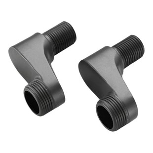 淋浴龙头配件花洒加大变径曲脚万向混水阀加厚弯角拐角调节器配件