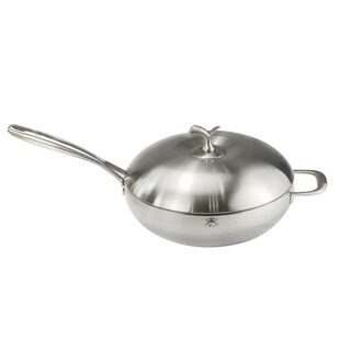 康钛纯钛苹果锅具钛炒煎锅钛奶锅钛汤锅厨房组合套装 无涂层少油烟