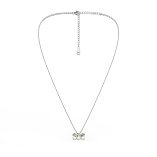 TOGGLER DAILY 经典系列 蝴蝶结淡水珍珠925银镀金项链秋冬礼物