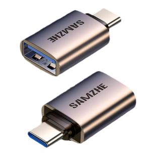 山泽type-c转usb3.2接头otg接口转手机u盘转换头Gen2高速读卡平板