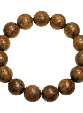 天然檀木手串平安纯绿檀手链男女