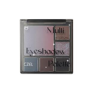 小红书同款 czel绔姿多功能眼影盘低饱和度灰粉棕色系哑光眼影盘