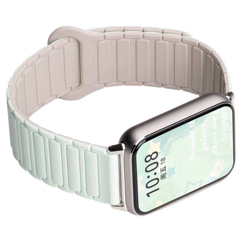 【张婧仪同款】适用小米手环9Pro表带8pro手环磁吸腕带红米watch6手表带redmiwatch5硅胶4男女款高级小众表链