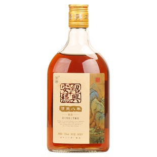 绍兴产黄酒 安稳清爽八年陈花雕酒500ml*12瓶糯米加饭老酒