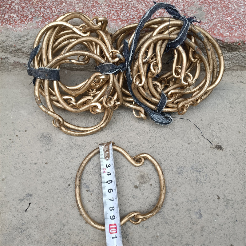 镀锌生熟约铜牛鼻环oke老式传统鼻子牛拴牛转扣穿养殖设备粗6毫米