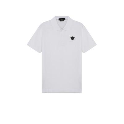 VERSACE男士棉质短袖POLO衫