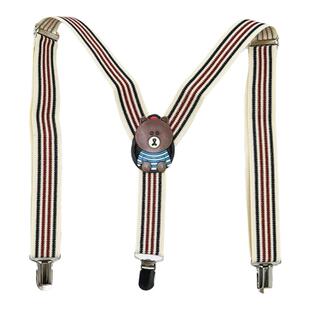 夏曼古丽男童西装领带儿童背带配饰短袖西装背带裤单条背带可调节