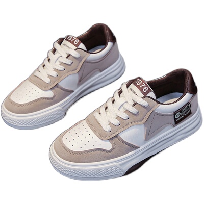 2026夏季新款百搭黑色学生小白鞋