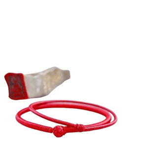 藏式九乘金刚结 红绳手链 纯手工原创编织特细手绳 长度定制礼物