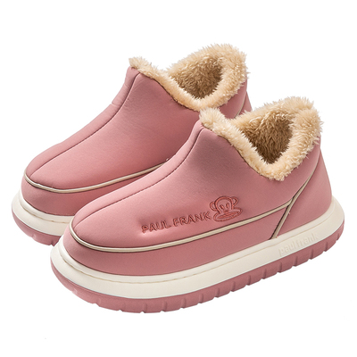 大嘴猴棉拖鞋男士包跟防水棉鞋