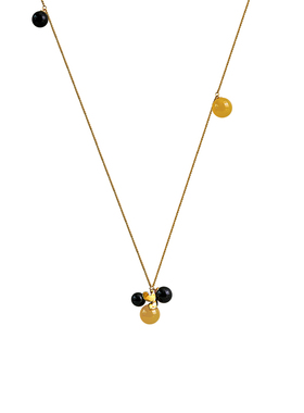 白岚卷草多宝项链玛瑙毛衣链长项链秋冬气质轻奢首饰配饰女XL5989