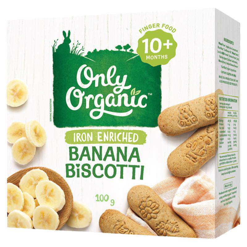 新西兰onlyorganic奥莉有机宝宝饼干