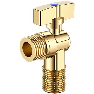 新飞角阀全铜大流量马桶一进二出分水阀燃气热水器4分球阀加长