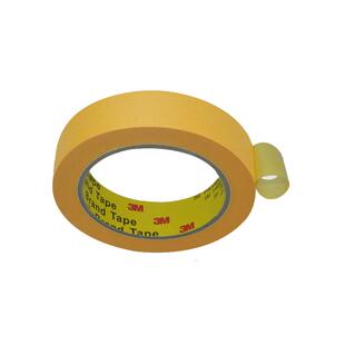 3M244美纹纸胶带正品无痕防焊耐高温胶带汽车喷漆模型遮蔽胶纸3m