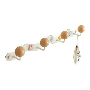 可爱挂钩一排免打孔卡通创意多巴胺挂衣钩衣服书包儿童房门后挂钩