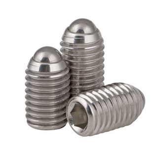 304不锈钢波珠定位波子机米紧定螺丝钢珠弹簧球头柱塞12.9级顶丝