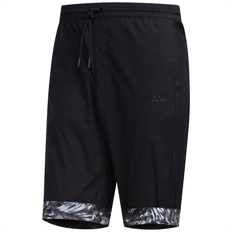 Adidas/阿迪达斯正品NEO男裤新款运动裤休闲五分裤短裤EJ7077