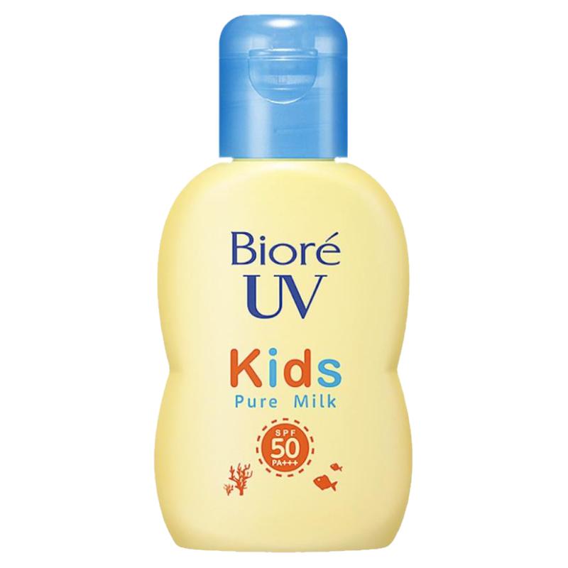 日本花王Biore碧柔儿童婴幼防晒霜70ml宝宝敏感肌物理防晒乳SPF50