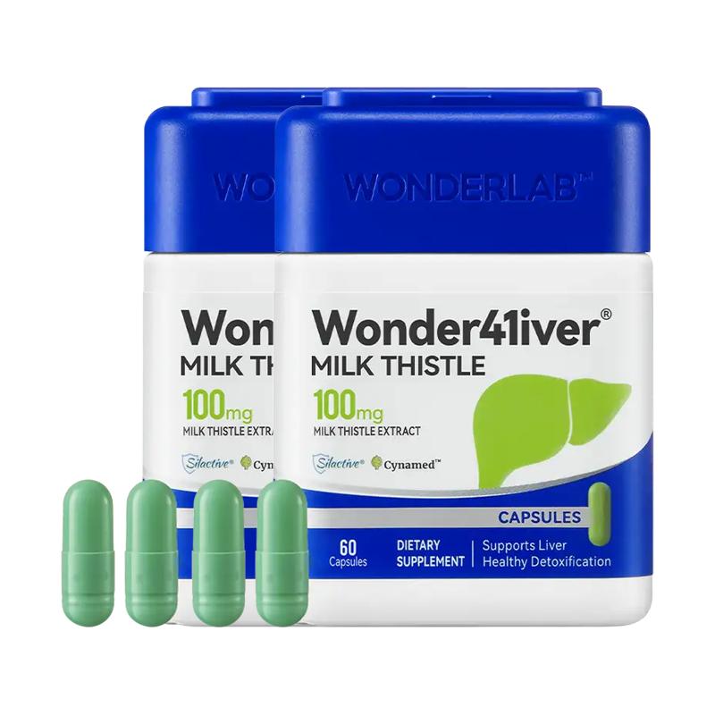 【澳洲自营】wonderlab护肝胶囊熬夜小魔方奶蓟草养保肝成人熬夜