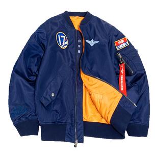 荣造长春航展山东舰飞行夹克MA-1飞行员夹克国潮街头男士夹克外套